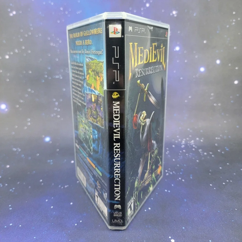 MediEvil Resurrection Sony PSP Game UMD UCUS-98620 Complete with Manual